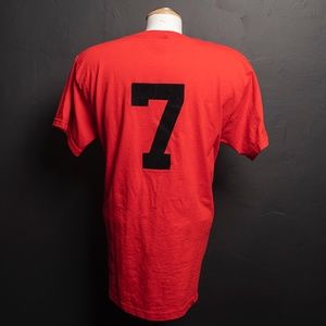 Red Beelzebabes Roller Derby Tee no. 7 Size M